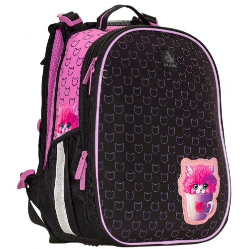 Ранець каркасний "School Case" Kitty 2від.2карм.35х27х16см №2503C/Class/(4)