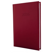 Ежедневник А5 Economix датированный 2026 Allegra бордовый E21691-18