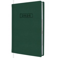Щоденник А5 Optima датований 2026 SQUARE зелений O25204-04