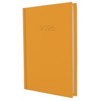 Щоден. A5 Economix дат. 2026 Satin помаранчевий E21612-06(20)