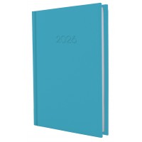 Щоден. A5 Economix дат. 2026 Satin синій E21612-02(20)