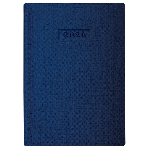 Ежедневник A5 Optima датированный 2026 Dublin синий O26125-02 (20)