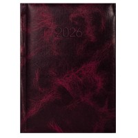 Щоденник А5 Economix датований 2026 Prime бордо E21816-18