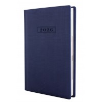 Щоденник А5 Optima датований 2026 Glen темно-синій O25201-24