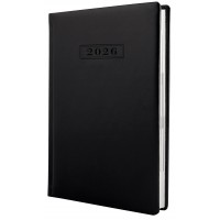 Ежедневник А5 Optima датированный 2026 Perfect черный O25234-01