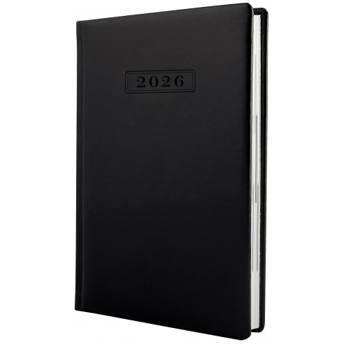 Ежедневник А5 Optima датированный 2026 Perfect черный O25234-01