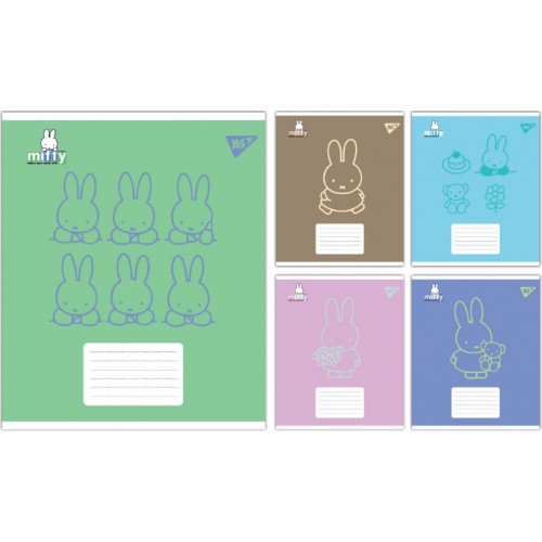 Зошит 12арк. кос.лін. YES Miffy Bunny №767619(25)(500)