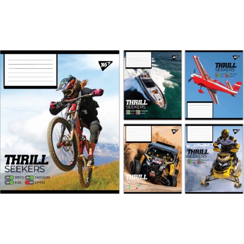Зошит 48арк. кліт. YES Thrill Seekers №767788(10)(200)