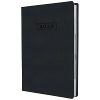 Щоденник А5 Optima датований 2026 Square чорний O25204-01