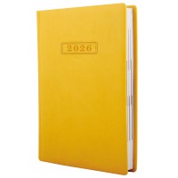 Ежедневник А5 Optima датированный 2026 Vivella желтый O25230-05
