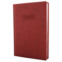 Ежедневник А5 Optima датированный 2026 Vivella коричневый O25230-07