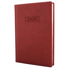 Щоденник А5 Optima датований 2026 Vivella коричневий O25230-07