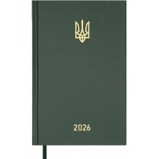 Щоден. A5 "Buromax" дат2026 Airy зелений №BM.21165-04