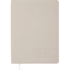 Щоден. A5 "Buromax" дат2026 Light Morandi молочний №BM.21158-37(20)