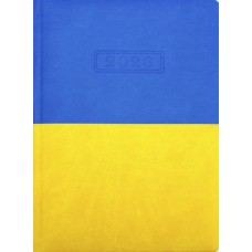 Щоден. A5 "Optima" дат2026 Vivella жовто-блакитний №O26115-98(20)