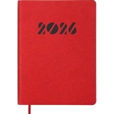 Щоден. А5 "Buromax" дат2026 Invisible червоний №BM21154-05