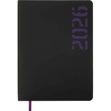 Щоден. А5 "Buromax" дат2026 Neon фіолетовий №BM21153-07