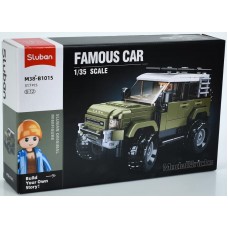 Конструктор "Sluban" Джип 1:35, фігурка,317дет,в кор-ці,30х19х7см №M38-B1015(24)
