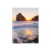 Зошит А4 96арк. кліт. тв. обкл. "Nature of Ukraine: море" №O20378-10/Optima/