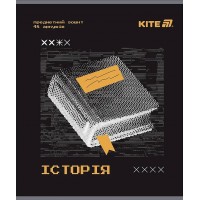 Зошит 48арк. кліт. "Kite" Предметка-Історія гібр лак+УФ,Techno №K25-240-4