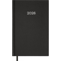 Щоден. A5 "Buromax" дат2026 Simple чорний №BM.21166-01
