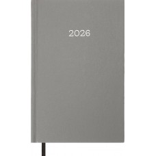 Щоден. A5 "Buromax" дат2026 Simple сірий №BM.21166-09