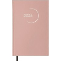Щоден. A5 "Buromax" дат2026 Madam світло-рожевий №BM.21170-43