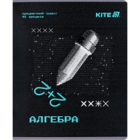 Зошит 48арк. кліт. "Kite" Предметка-Алгебра гібр лак+УФ,Techno №K25-240-3