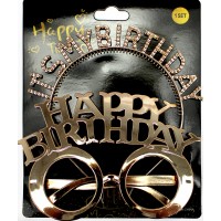Обруч для волосся та окуляри "It's my birthday"
