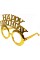 Обруч для волосся та окуляри "It's my birthday" золото