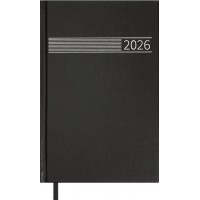 Щоден. A5 "Buromax" дат2026 Time чорний №BM.21168-01