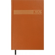 Щоден. A5 "Buromax" дат2026 Time коричневий №BM.21168-25
