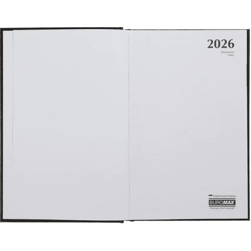 Щоден. A5 "Buromax" дат2026 Urban зелений №BM.21169-04