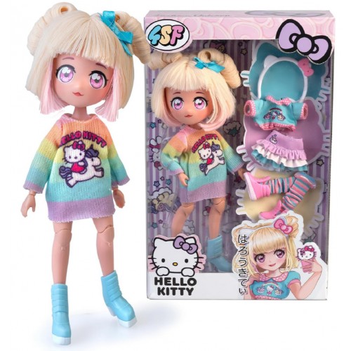 Ігровий набір "4SF Manga Dolls" "Hello Kitty" Стильна Цукерочка-Єдиноріг №HKTF2000