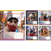 Зошит 36арк. кліт. Yes Cute animals №767731(15)(240)