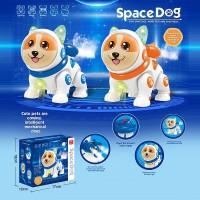 Тварина-космонавт 19,5см, на бат-ці,муз.,звук.,укр.,в кор-ці,18х17,5х12см №QF378-2-4(36)