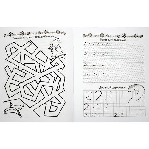 Книжка А5 "Прописи: 4+ Пишемо букви" (укр.) №9971/Талант/(50)