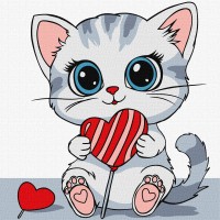 Картини по номерах акрил. для дітей "Солоденьке" 25х25см №KHO6261/Ідейка/