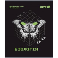 Зошит 48арк. кліт. "Kite" Предметка-Біологія гібр лак+УФ,Techno №K25-240-7