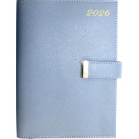 Щоден. A5 "Buromax" дат2026 Nude світло-синій №BM.21140-30(20)
