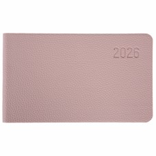 Щотижн. 10х17см "Leo Planner" дат2026 64арк. Monaco м'яка обкл., ліловий №252655