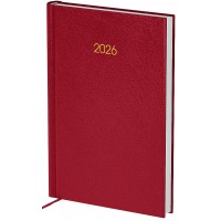 Щоден. A5 "Axent" дат2026 Classic City з/т бордовий №8842-26-4-A