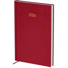 Щоден. A5 "Axent" дат2026 Classic City з/т бордовий №8842-26-4-A