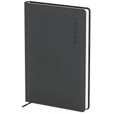 Щоден. A5 "Axent" дат2026 Classic Lux, слп/т сірий №8844-26-3-A