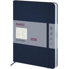 Щоден. A5 "Axent" дат2026 Grand Strong, синій №8830-26-02-A