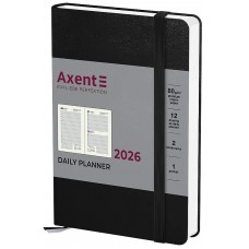 Щоден. A5 "Axent" дат2026 Pocket Strong чорний №8833-26-01-A(12)
