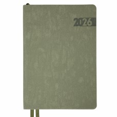 Щоден. A5 "Leo Planner" дат2026 184арк. Boss м'як.обкл., хакі №252635