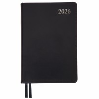 Щоден. A5 "Leo Planner" дат2026 184арк. Aldento інтегр., темно-синій №252672
