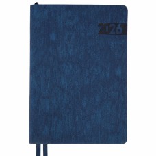 Щоден. A5 "Leo Planner" дат2026 184арк. Boss м'як.обкл., синій №252633