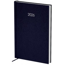 Щоден. A5 "Axent" дат2026 Classic Style, с/т темно-синій №8840-26-2-A